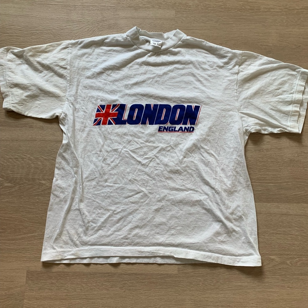 Vintage London England 90s Travel T Shirt